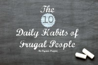 The 10 Daily Habits of Frugal People