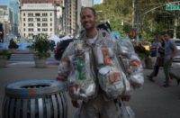 Environmentalist Wears Trash to Open the Public’s Eyes