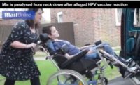 Healthy 12 Year Old Girl Paralyzed Days After Receiving HPV Vaccine