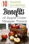 10 Health Boosting Benefits of Apple Cider Vinegar Tonics
