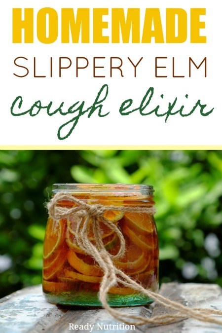 Homemade Slippery Elm Cough Elixir