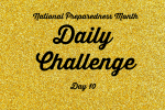 National Preparedness Month Daily Challenge: Day 10
