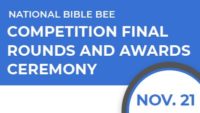 Don’t Miss the National Bible Bee Competition at the Ark Encounter