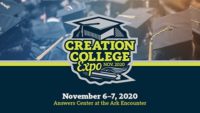 Free Creation College Expo, November 5–7, 2020, at Ark Encounter